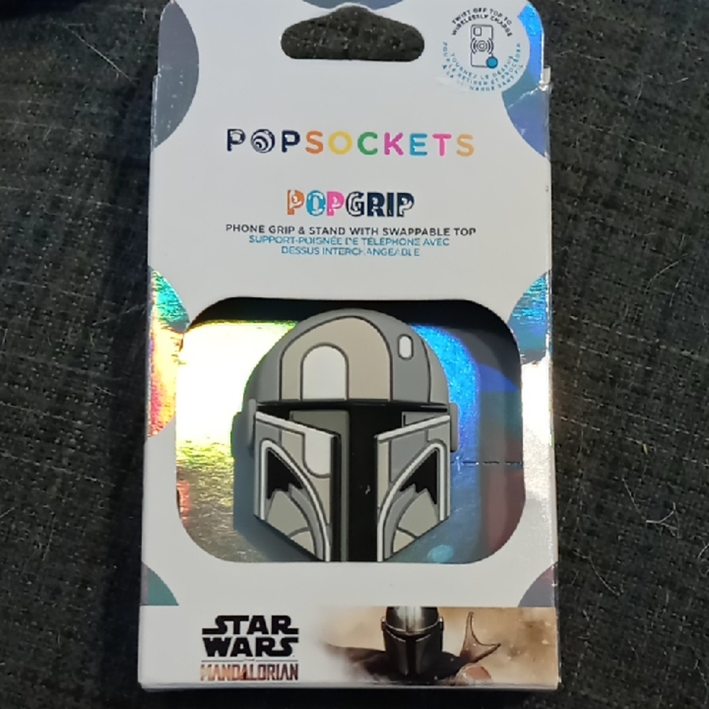 Disney PopSockets PopGrip with Blue and White Design